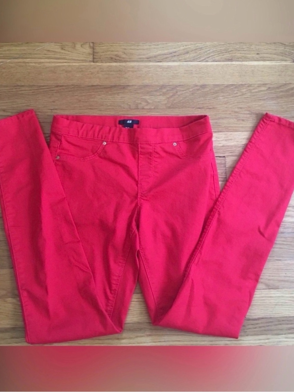 H&M Women’s Bright Red Skinny Jeans